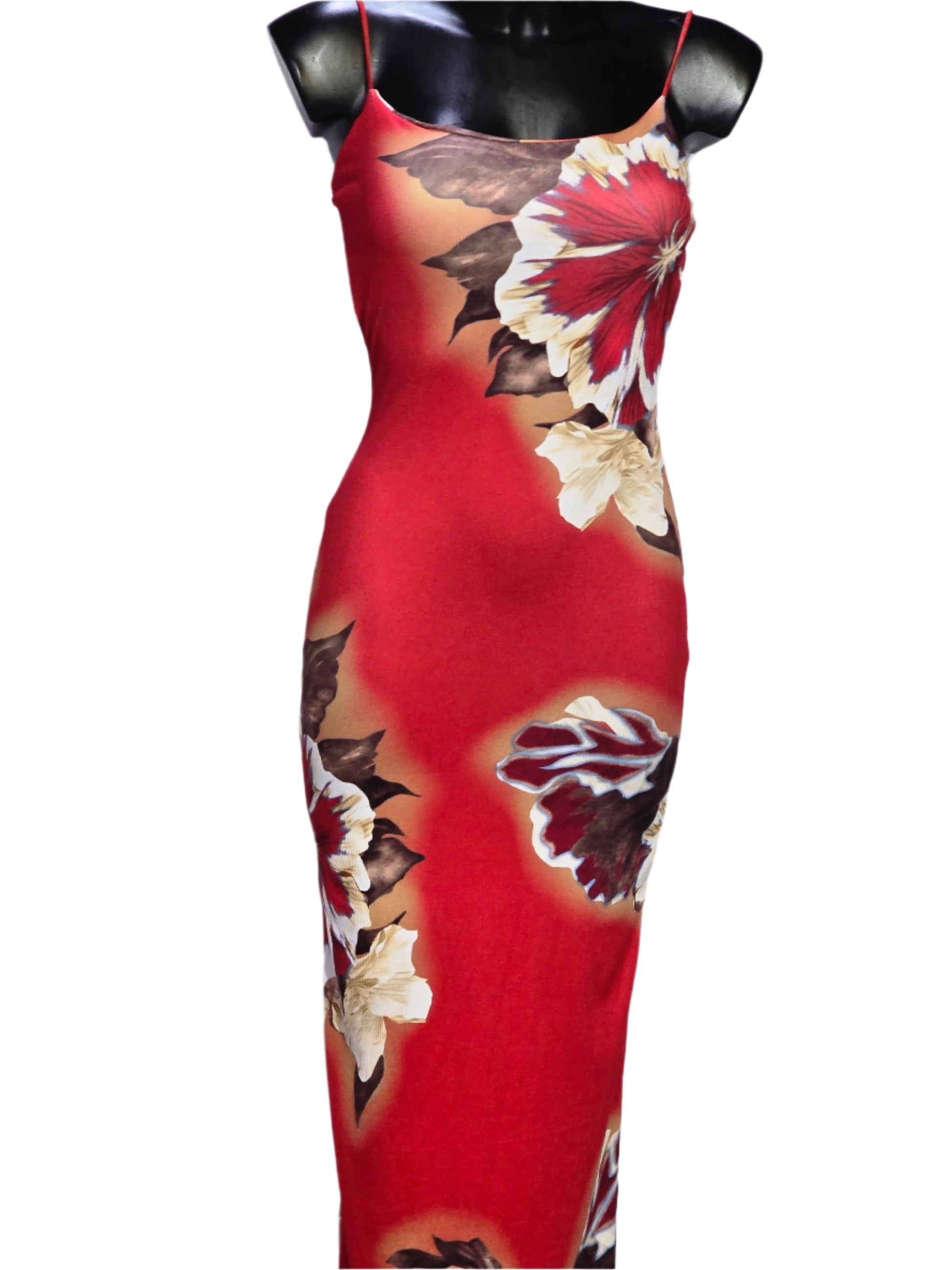 Flowy Boho Maxi Dress in Red, Maroon, Black & Pink Caro Jax Flowy Boho Maxi Dress in Red, Maroon, Black & Pink Caro Jax