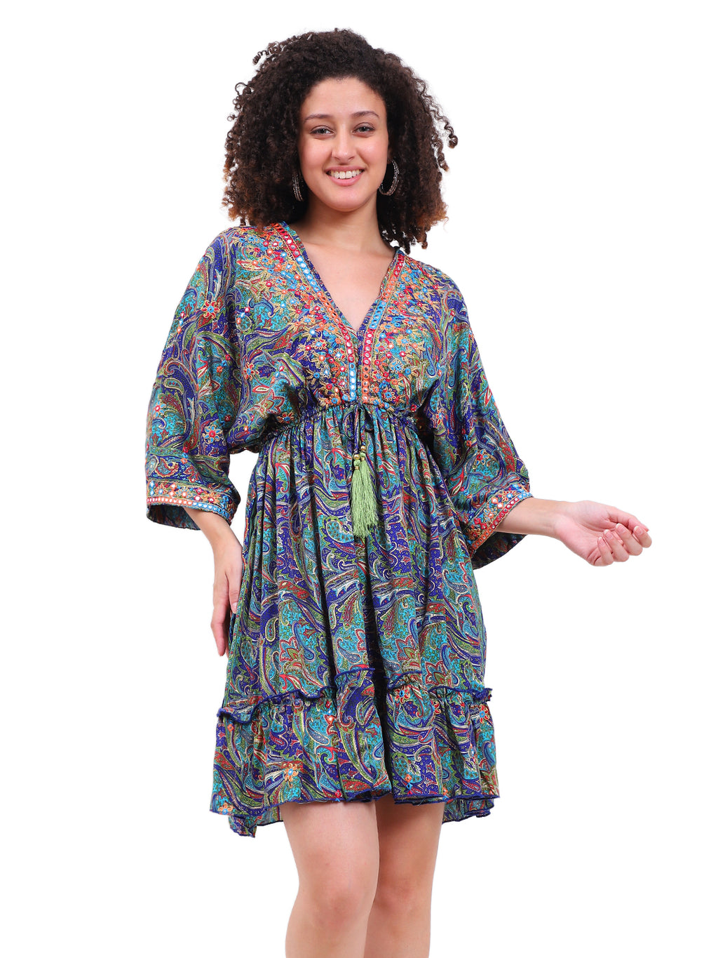 The Athena Edge Dress – Greek Pattern